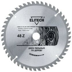 ELITECH 1820.053900 Диск пильный 190х20/16 48зуб